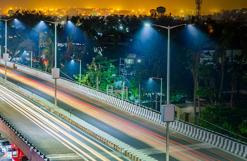 ILLUMINATING THE STREETS WITH PRECISION, EFFICIENCY & AUTOMATION USING GIC’S SMART PLC AND SMPS SOLUTIONS.